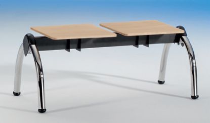 Bench Board With Two Tables 49 x 104 x 42.5cm With Two Natural Beech Boards 40X40cm