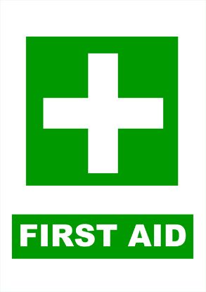 Sign - First Aid Laminated A4