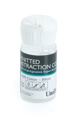 Retraction Cord Knitted Gingival (Unodent) Size 0 (Super Fine) 300cm