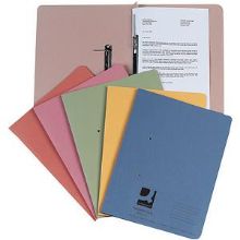 Transfer File (Q-Connect) Foolscap/A4 35mm Capacity Blue x 25