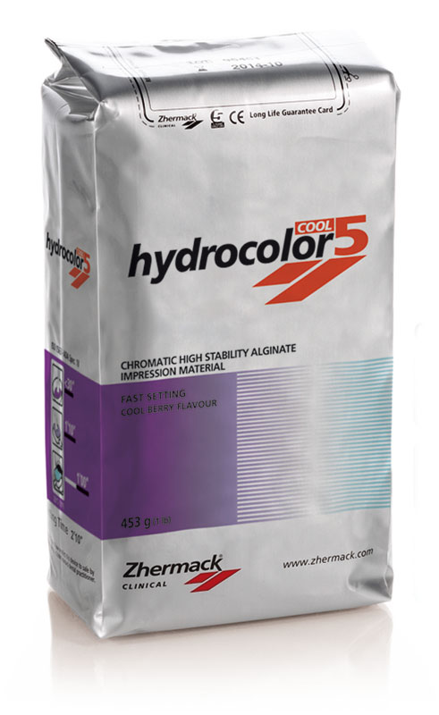 Hydrocolor 5 Alginate (Zhermack) Cool Berry Refill x 453g - Dental Products