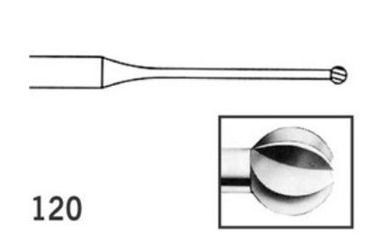 Bur Endodontic (Meisinger) Muller Pulp Chamber 120 1.2mm x 10