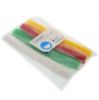 Dappens Pots (Unodent) Serrated Disposable Assorted (Red/White/Green/Yellow) x 200