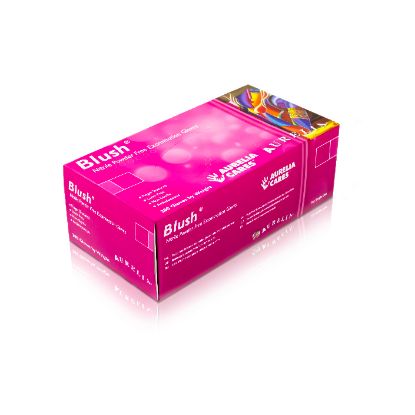 Glove Nitrile (Blush) Pink Powder Free Medium x 200