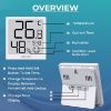 Thermometer And Hygrometer Min-Max Display Measures Humidity picture 2