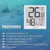 Thermometer And Hygrometer Min-Max Display Measures Humidity picture 3