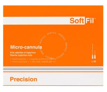 Microcannula Softfil Precision 22g x 90mm x 20
