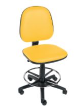 Chair Operator (Sunflower) Footring & Five Castor Base Primrose