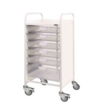 Trolley Vista 55 (Sunflower) 3 Single/2 Double Clear Trays