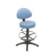 Stool Examination (Sunflower) Back Rest Glider Base & Foot Ring Cool Blue