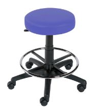 Stool Examination (Sunflower) Foot Ring/Glider Base Mid Blue