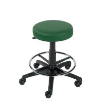 Stool Examination (Sunflower) Foot Ring/Castor Base Green